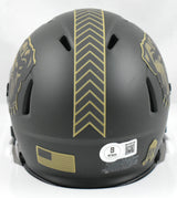 Quinshon Judkins Signed Cleveland Browns Salute 2025 Speed Mini Helmet-Beckett W