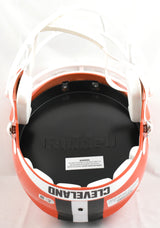 Quinshon Judkins Autographed Cleveland Browns F/S Speed Helmet - Beckett W Holo