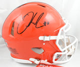 Quinshon Judkins Autographed Browns F/S Speed Authentic Helmet - Beckett W Holo