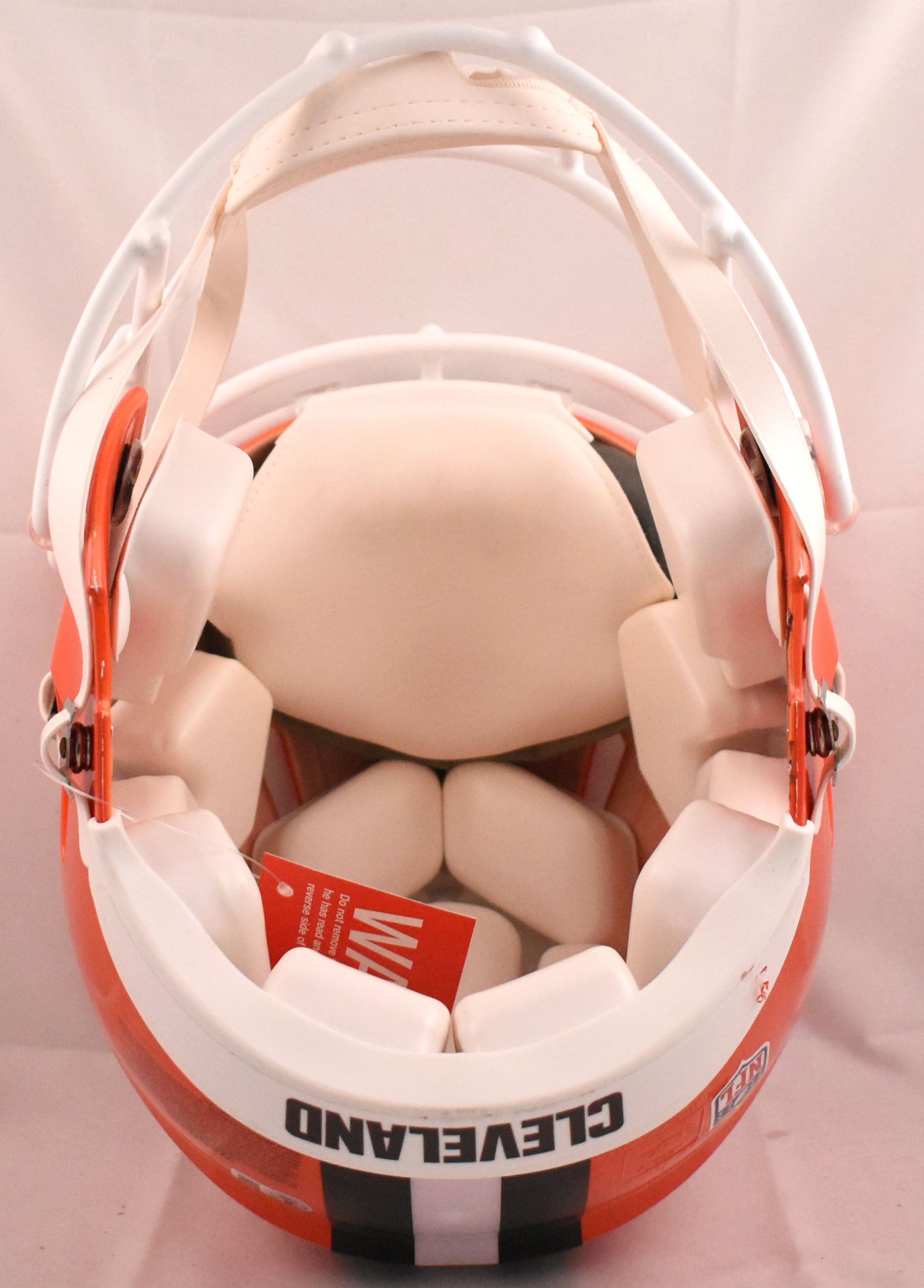 Quinshon Judkins Autographed Browns F/S Speed Authentic Helmet - Beckett W Holo