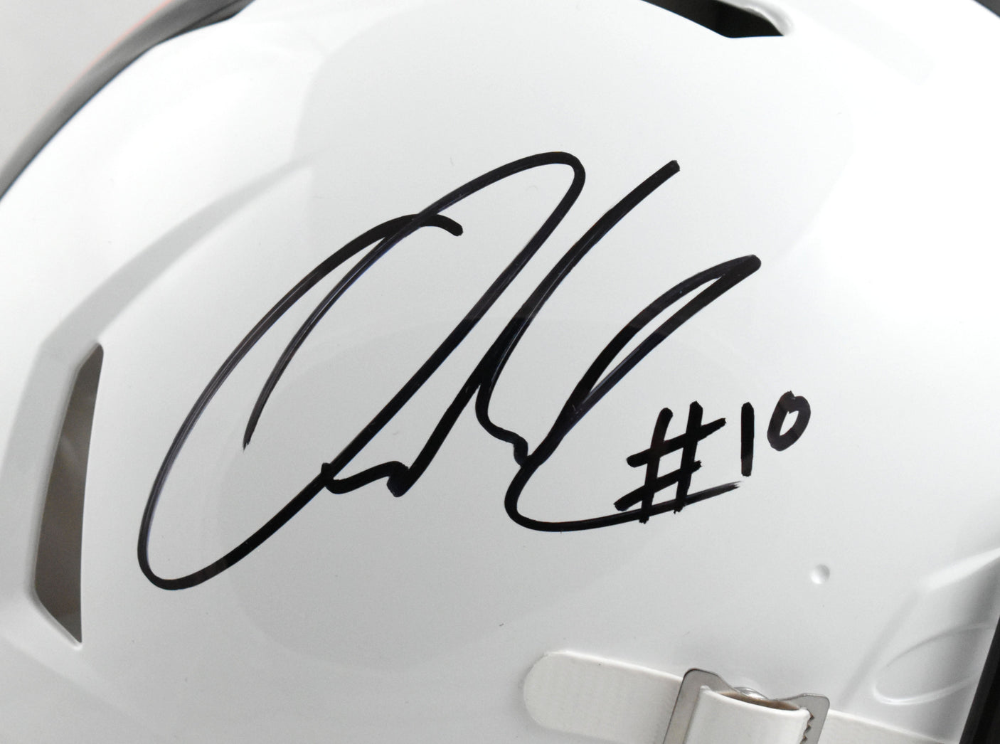 Quinshon Judkins Signed Browns F/S ALT 23 Speed Authentic Helmet- Beckett W Holo