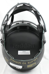 Quinshon Judkins Autographed Browns F/S Salute 2025 Speed Helmet- Beckett W Holo