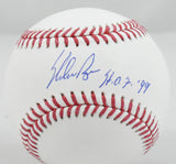 Nolan Ryan Autographed Rawlings OML Baseball w/ HOF - PSA *Blue
