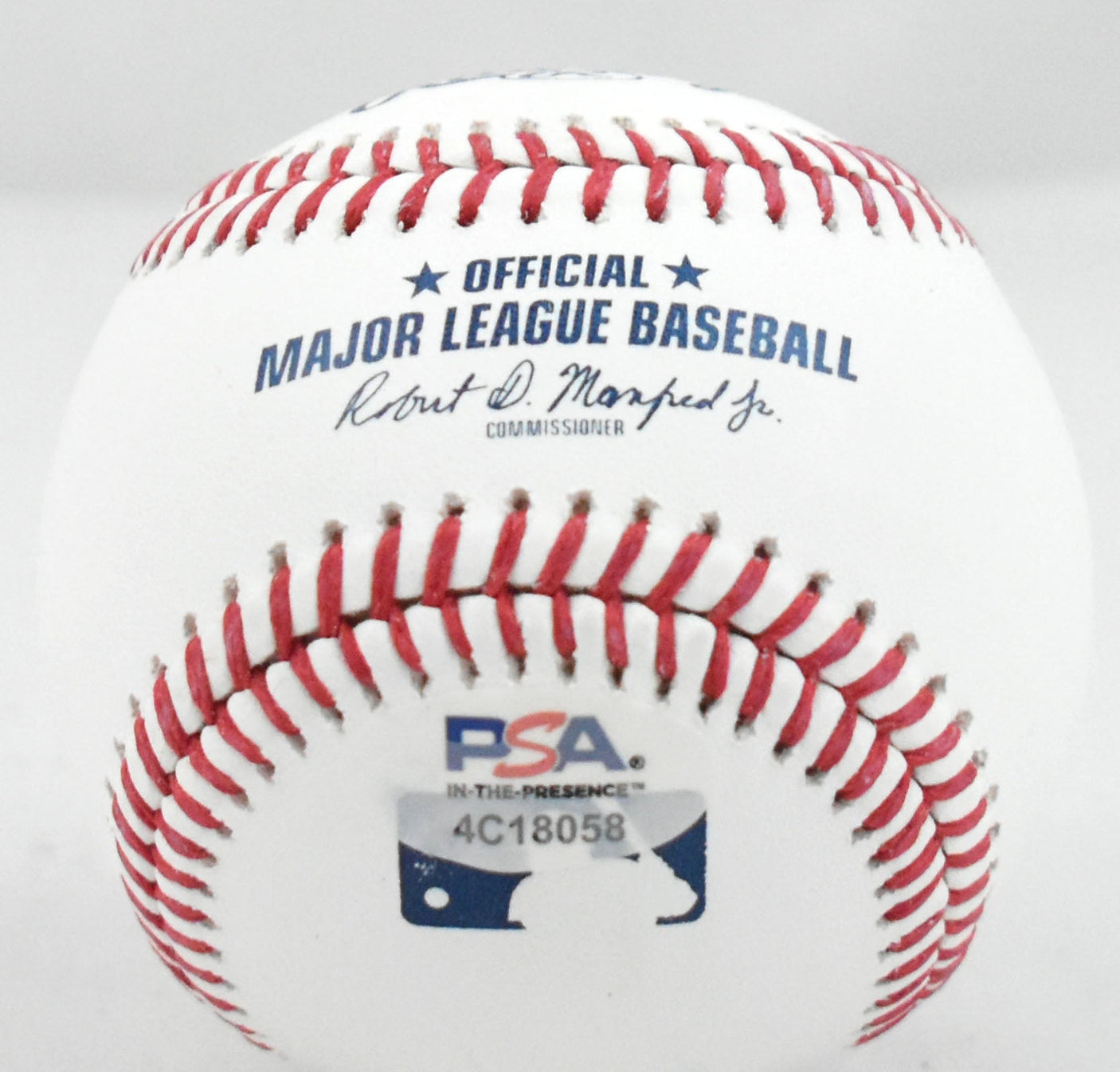 Nolan Ryan Autographed Rawlings OML Baseball - PSA *Blue