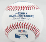 Nolan Ryan Autographed Rawlings OML Baseball w/ 324 Wins - PSA *Blue
