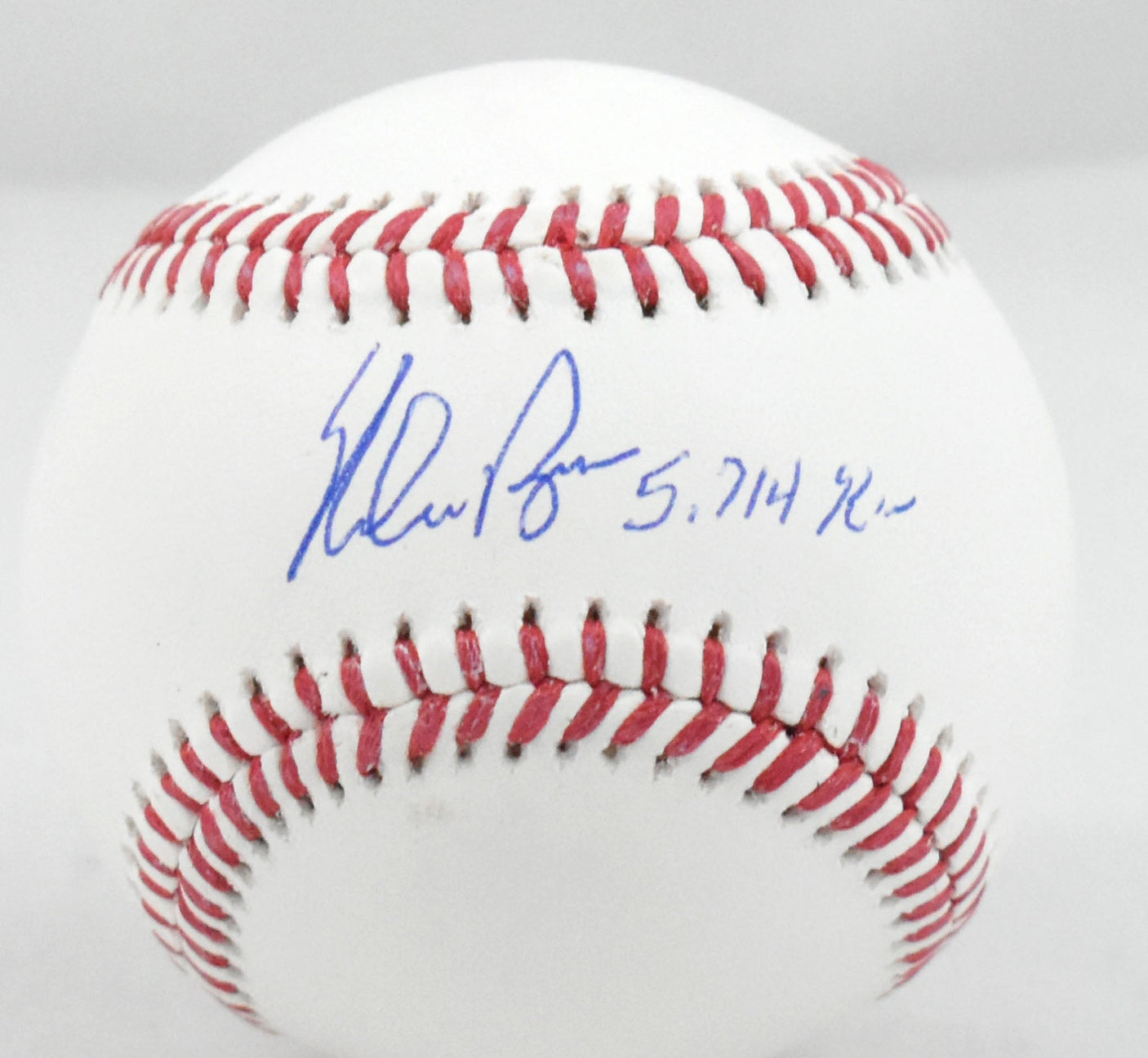 Nolan Ryan Autographed Rawlings OML Baseball w/ 5,714 K's - PSA *Blue