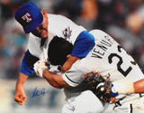 Nolan Ryan Autographed 16x20 Fight Photo - PSA *Blue