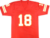 Emmitt Thomas Autographed Red Pro Style Jersey w/HOF - Prova *Black