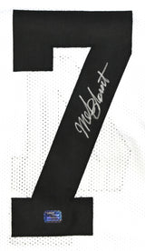 Mel Blount Autographed White Pro Style Jersey - Prova *Silver