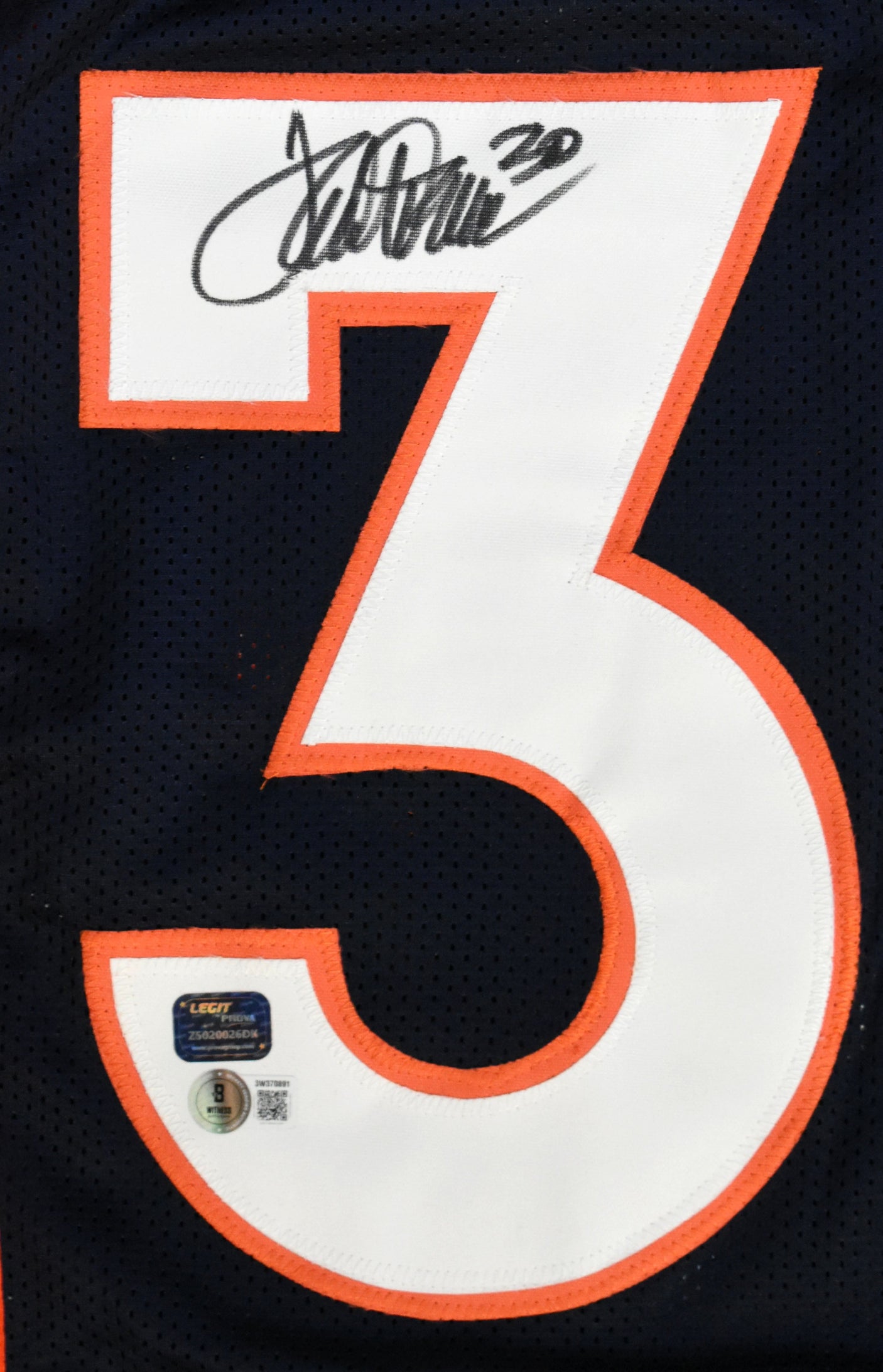 Terrell Davis Autographed Blue Pro Style Jersey - Beckett W Hologram *Black