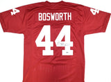 Brian Bosworth Autographed Crimson College Style Jersey - Beckett W Hologram