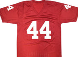 Brian Bosworth Autographed Crimson College Style Jersey - Beckett W Hologram