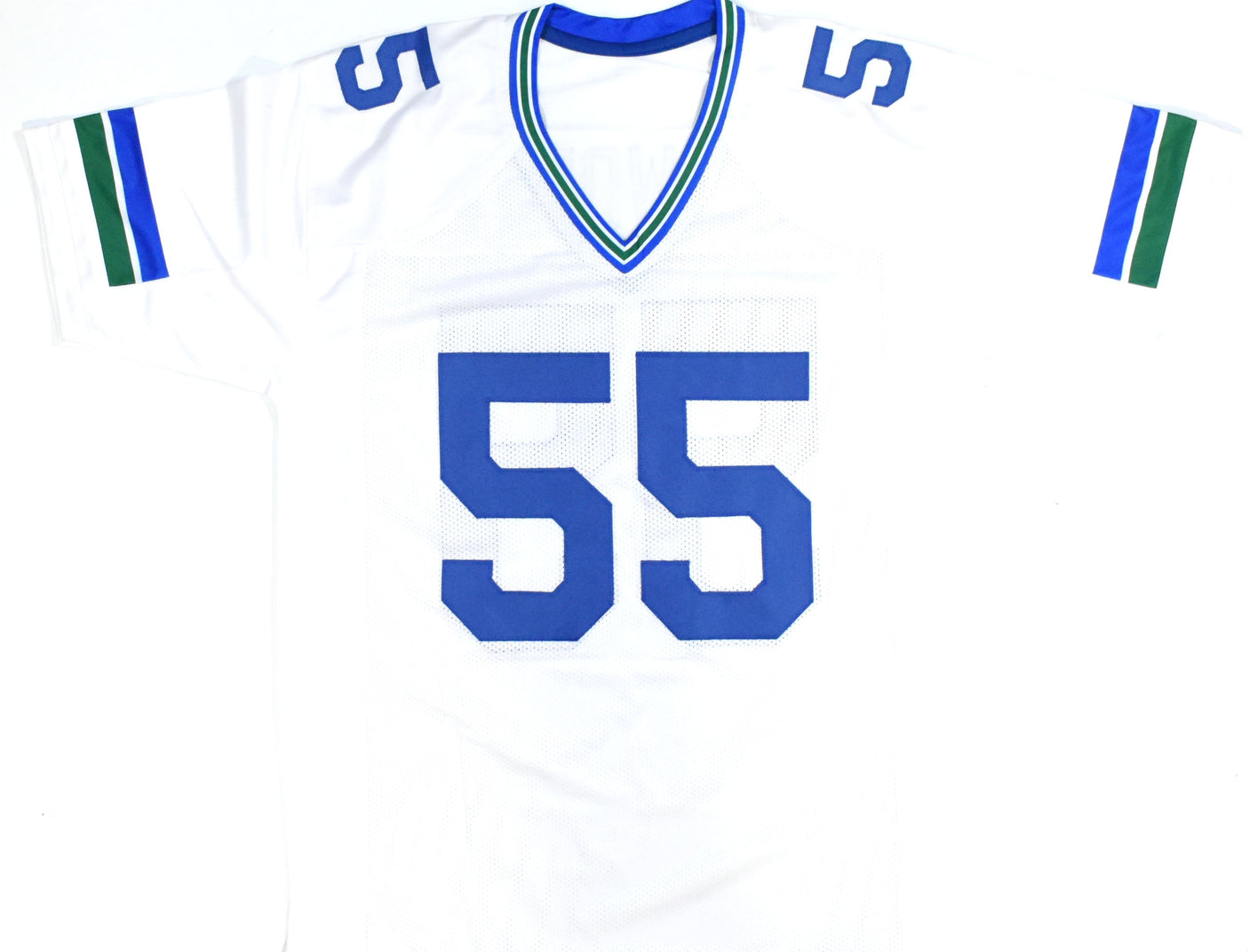 Brian Bosworth Autographed White Pro Style Jersey - Beckett W Hologram *Silver