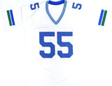 Brian Bosworth Autographed White Pro Style Jersey - Beckett W Hologram *Silver