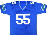 Brian Bosworth Autographed Blue Pro Style Jersey - Beckett W Hologram *Black