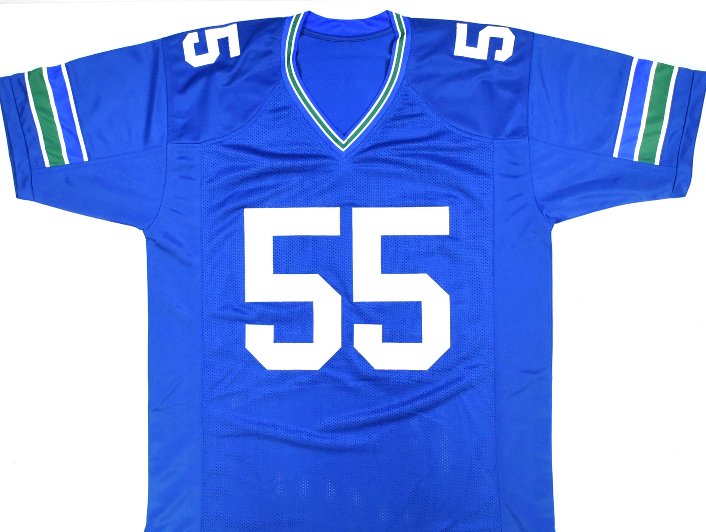 Brian Bosworth Autographed Blue Pro Style Jersey - Beckett W Hologram *Black