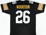 Rod Woodson Autographed Black Pro Style Jersey - Beckett W Hologram *Black