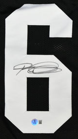 Rod Woodson Autographed Black Pro Style Jersey - Beckett W Hologram *Black
