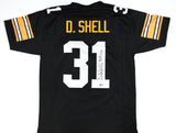 Donnie Shell Autographed Black Pro Style Jersey HOF - Beckett W Hologram *Black