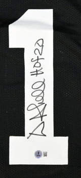 Donnie Shell Autographed Black Pro Style Jersey HOF - Beckett W Hologram *Black