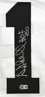 Donnie Shell Autographed White Pro Style Jersey HOF - Beckett W Hologram *Silver