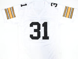 Donnie Shell Autographed White Pro Style Jersey HOF - Beckett W Hologram *Silver