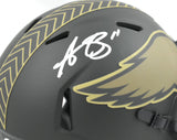 A.J. Brown Autographed Eagles Salute 2025 Speed Mini Helmet Beckett W Hologram