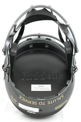 A.J. Brown Autographed Eagles F/S Salute 2025 Speed Helmet - Beckett W Hologram