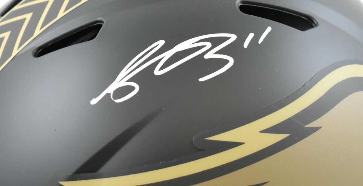 A.J. Brown Signed Eagles F/S Salute 2025 Speed Authentic Helmet - Beckett W Holo