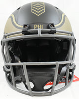 A.J. Brown Signed Eagles F/S Salute 2025 Speed Authentic Helmet - Beckett W Holo