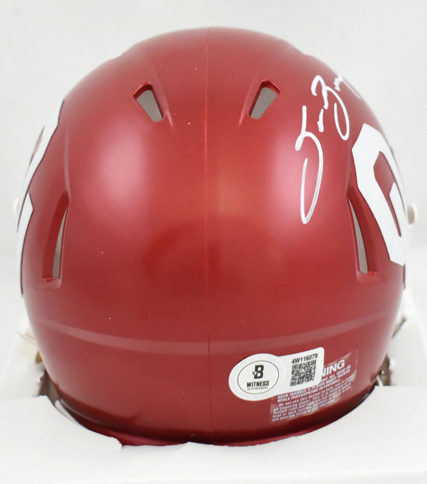 Sam Bradford Autographed Oklahoma Sooners Speed Mini Helmet - Beckett W Hologram