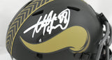 Adrian Peterson Autographed Vikings Salute 2025 Speed Mini Helmet Beckett W Holo