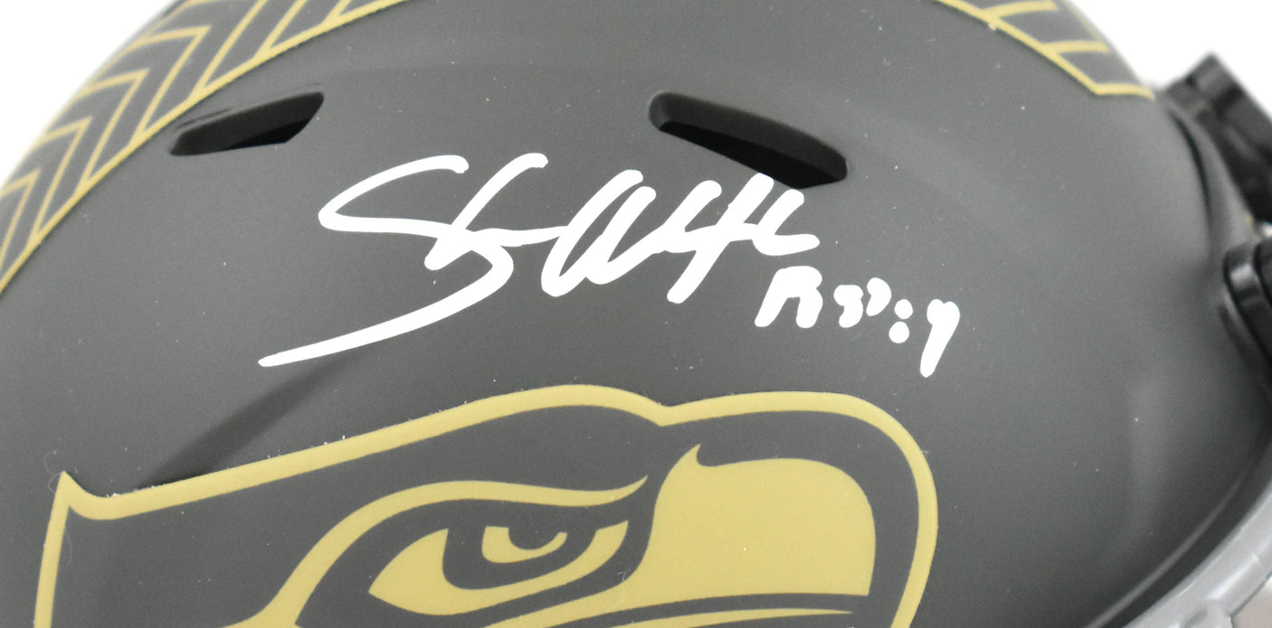 Shaun Alexander Signed Seahawks Salute 2025 Speed Mini Helmet Beckett W Holo