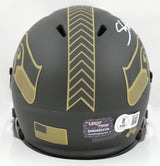 Shaun Alexander Signed Seahawks Salute 2025 Speed Mini Helmet Beckett W Holo