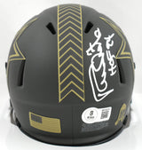 Randy White Signed Dallas Cowboys Salute 2025 Speed Mini Helmet HOF Beckett W