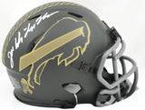 Joe DeLamielleure Autographed Buffalo Bills Salute 2025 Speed Mini Helmet -Prova