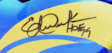 Eric Dickerson Autographed Rams Mid-Size SpeedFlex Helmet HOF - Beckett W Holo