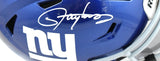 Lawrence Taylor Signed New York Giants Mid-Size SpeedFlex Helmet- Beckett W Holo