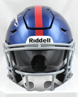 Lawrence Taylor Signed New York Giants Mid-Size SpeedFlex Helmet- Beckett W Holo
