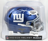 Lawrence Taylor Signed New York Giants Mid-Size SpeedFlex Helmet- Beckett W Holo
