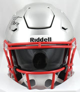 Ty Law Signed New England Patriots Mid-Size SpeedFlex Helmet HOF- Beckett W Holo
