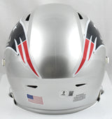 Ty Law Signed New England Patriots Mid-Size SpeedFlex Helmet HOF- Beckett W Holo