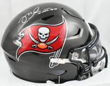 Mike Alstott Autographed Buccaneers Mid-Size SpeedFlex Helmet - Beckett W Holo