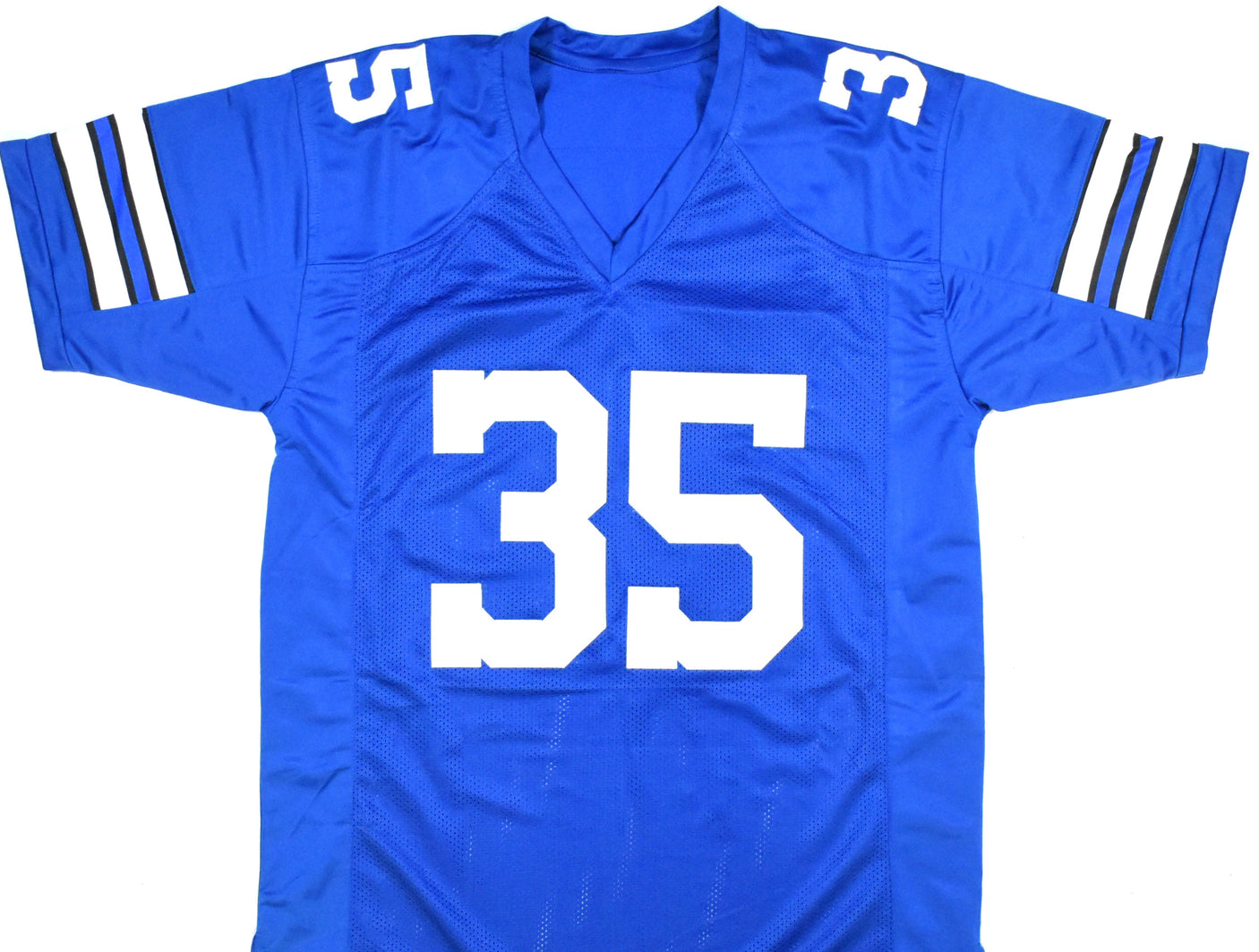 Calvin Hill Autographed Blue Pro Style Jersey - Prova *Black