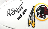 Russ Grimm Autographed Washington Redskins Logo Football w/HOF - Prova *Black