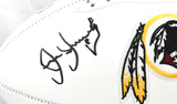 Joe Jacoby Autographed Washington Redskins Logo Football - Prova *Black