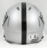 Ashton Jeanty Autographed Las Vegas Raiders Speed Mini Helmet - Beckett W Holo