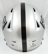Ashton Jeanty Autographed Raiders Mid-Size SpeedFlex Helmet - Beckett W Hologram