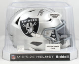 Ashton Jeanty Autographed Raiders Mid-Size SpeedFlex Helmet - Beckett W Hologram