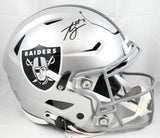 Ashton Jeanty Autographed Las Vegas Raiders F/S Speed Flex Helmet Beckett W Holo